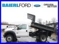 Ford F550 Super Duty XL Regular Cab 4x4 Dump Truck Oxford White photo #1