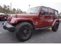 Jeep Wrangler Unlimited Sahara Red Rock Crystal Pearl photo #3