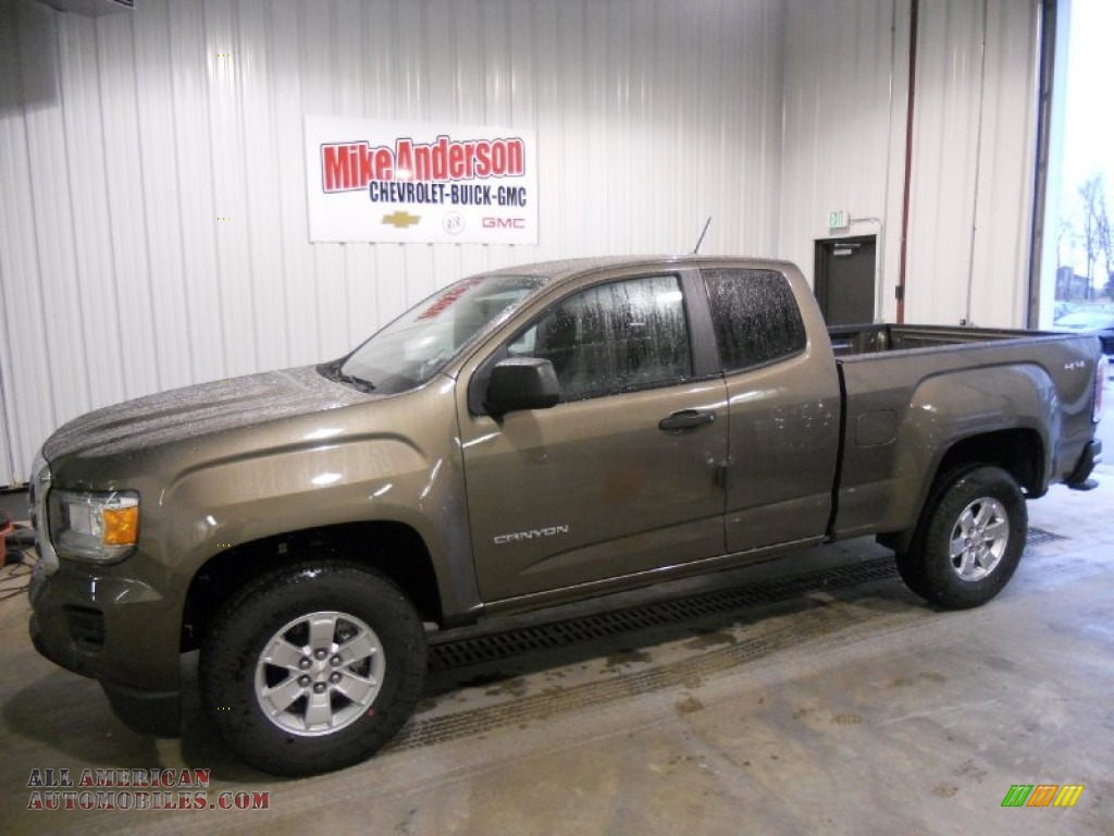 2015 GMC Canyon Extended Cab 4x4 in Bronze Alloy Metallic ...