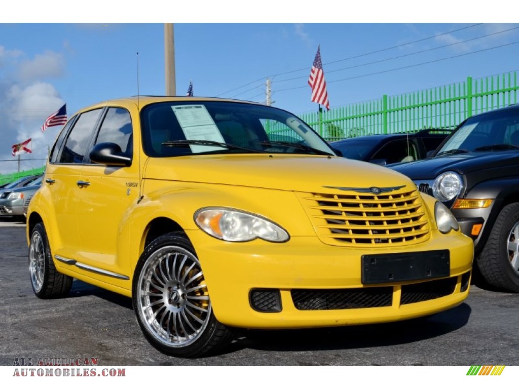 Solar Yellow / Pastel Pebble Beige Chrysler PT Cruiser Touring