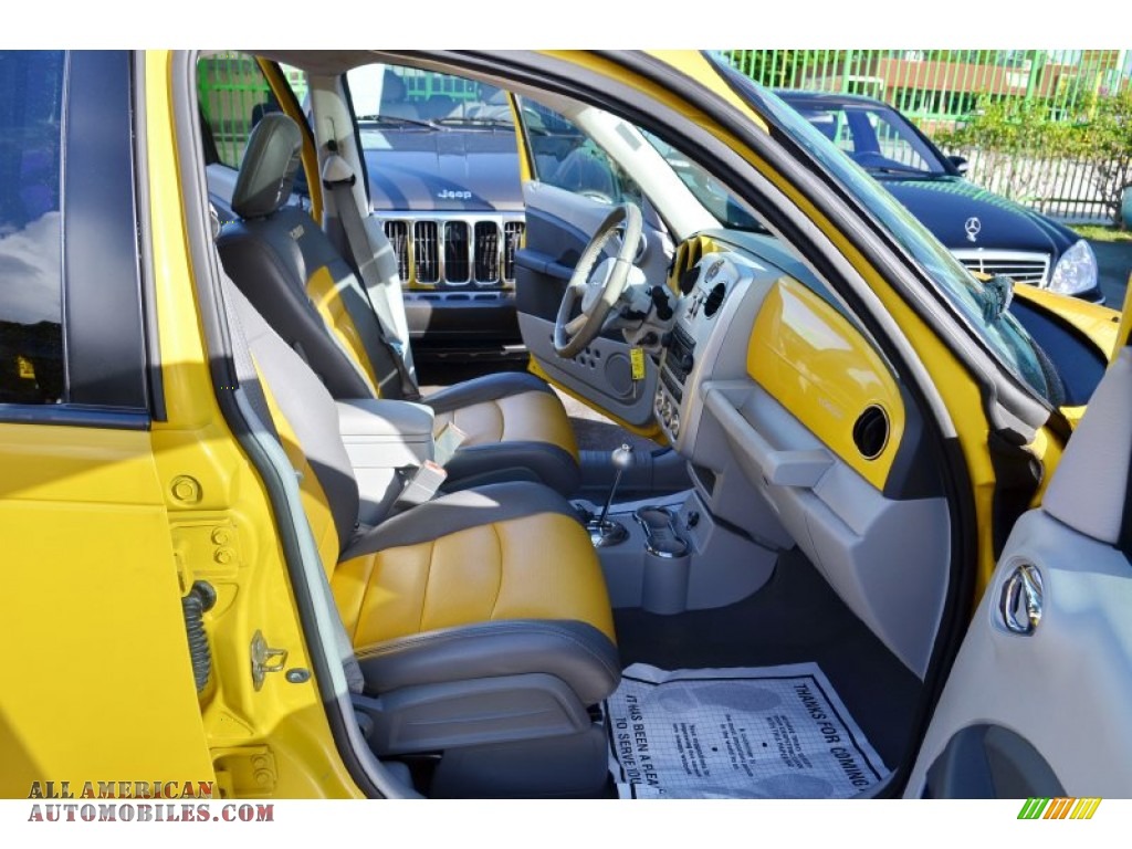 2006 PT Cruiser Touring - Solar Yellow / Pastel Pebble Beige photo #16