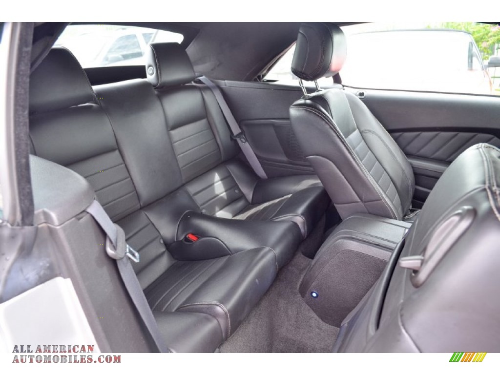 2013 Mustang V6 Premium Convertible - Ingot Silver Metallic / Charcoal Black photo #24
