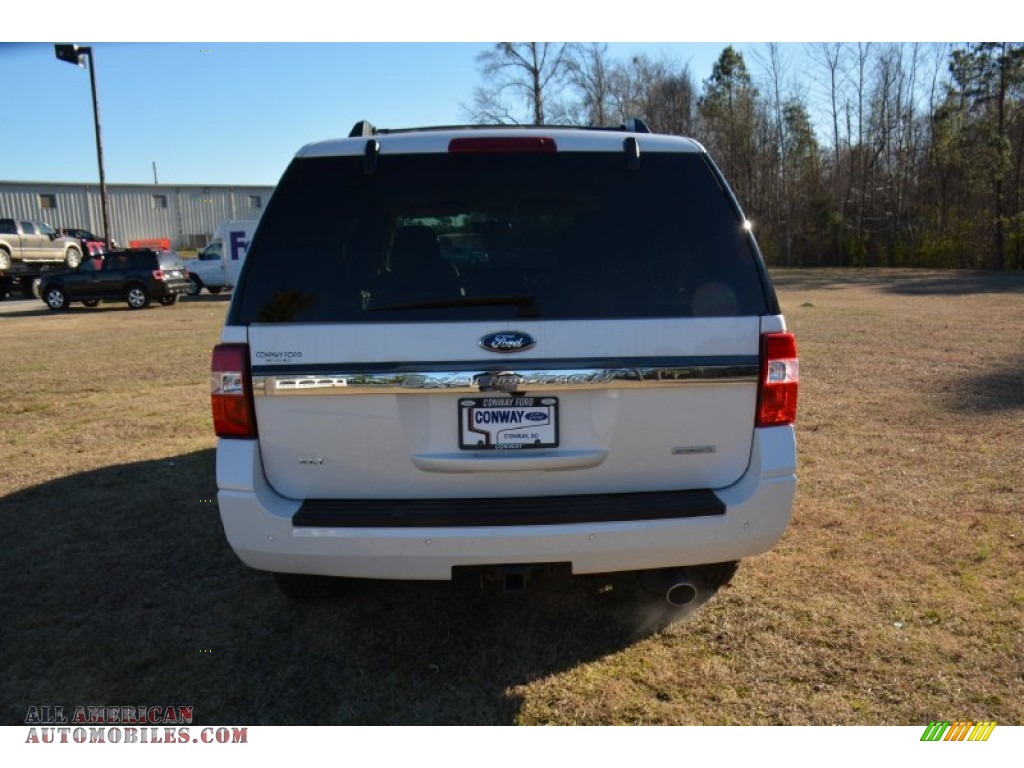 2015 Expedition XLT 4x4 - Oxford White / Dune photo #6