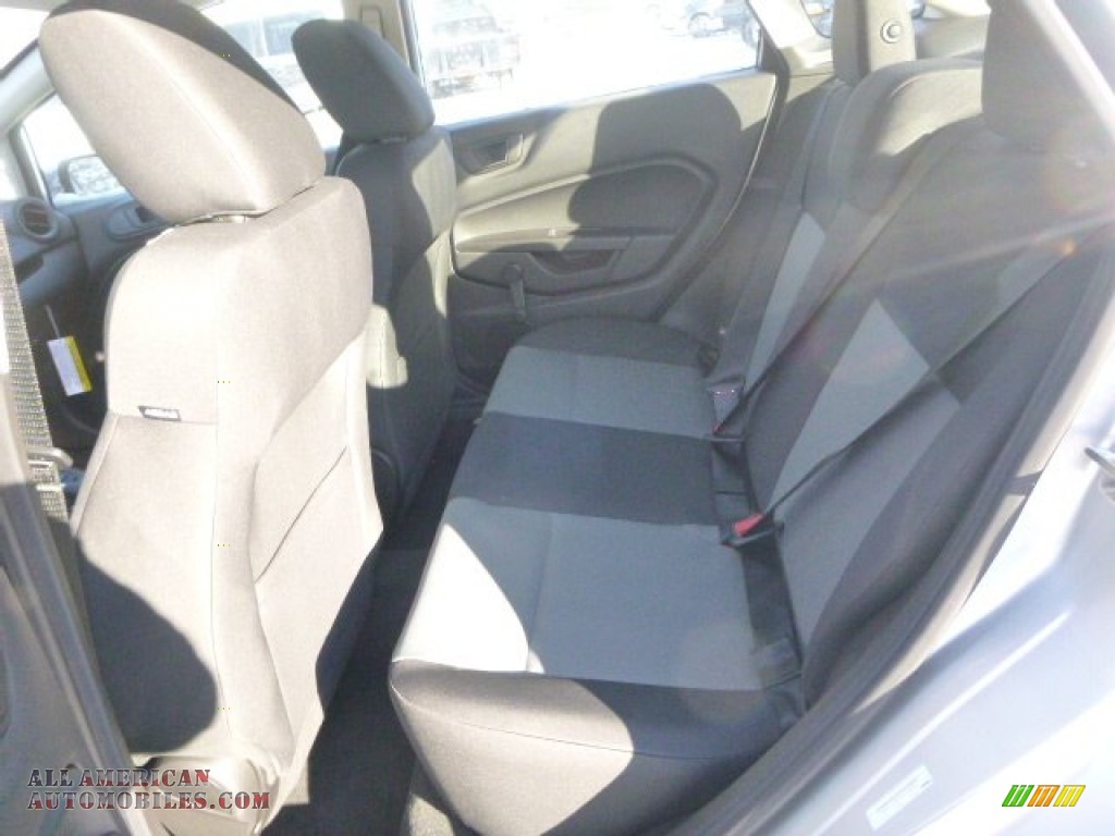 2015 Fiesta S Sedan - Ingot Silver Metallic / Charcoal Black photo #8