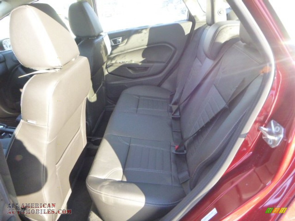 2015 Fiesta Titanium Sedan - Ruby Red Metallic / Charcoal Black photo #9