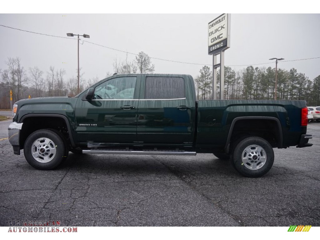 2015 GMC Sierra 2500HD SLE Crew Cab in Emerald Green Metallic photo #4