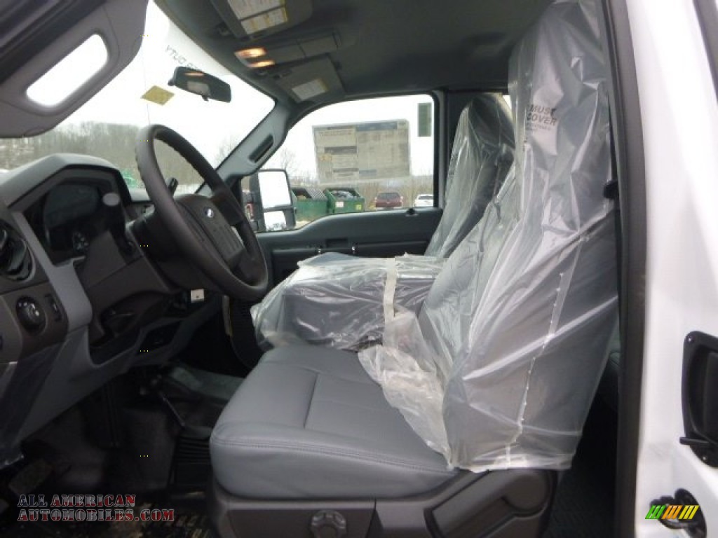 2015 F250 Super Duty XL Super Cab 4x4 - Oxford White / Steel photo #15