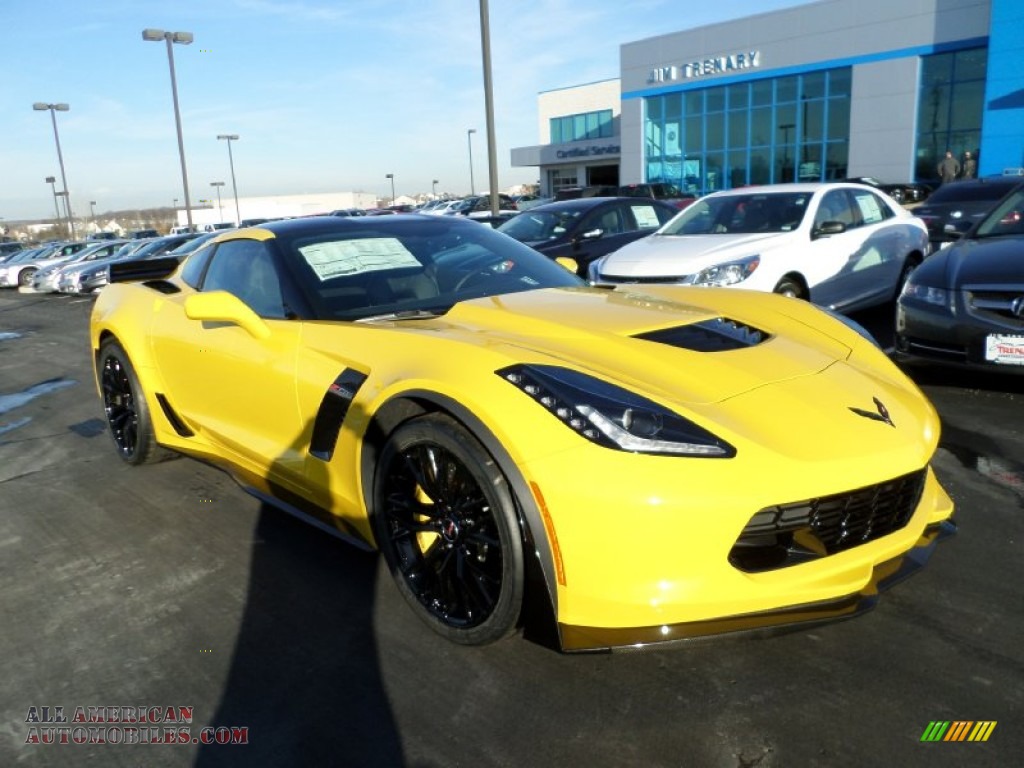 Chevrolet Corvette Z Coupe In Velocity Yellow Tintcoat Photo