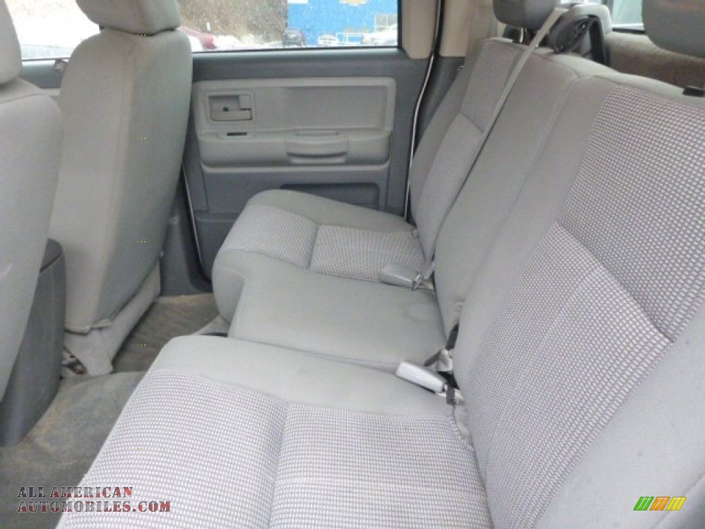 2007 Dakota SLT Quad Cab 4x4 - Bright Silver Metallic / Medium Slate Gray photo #5