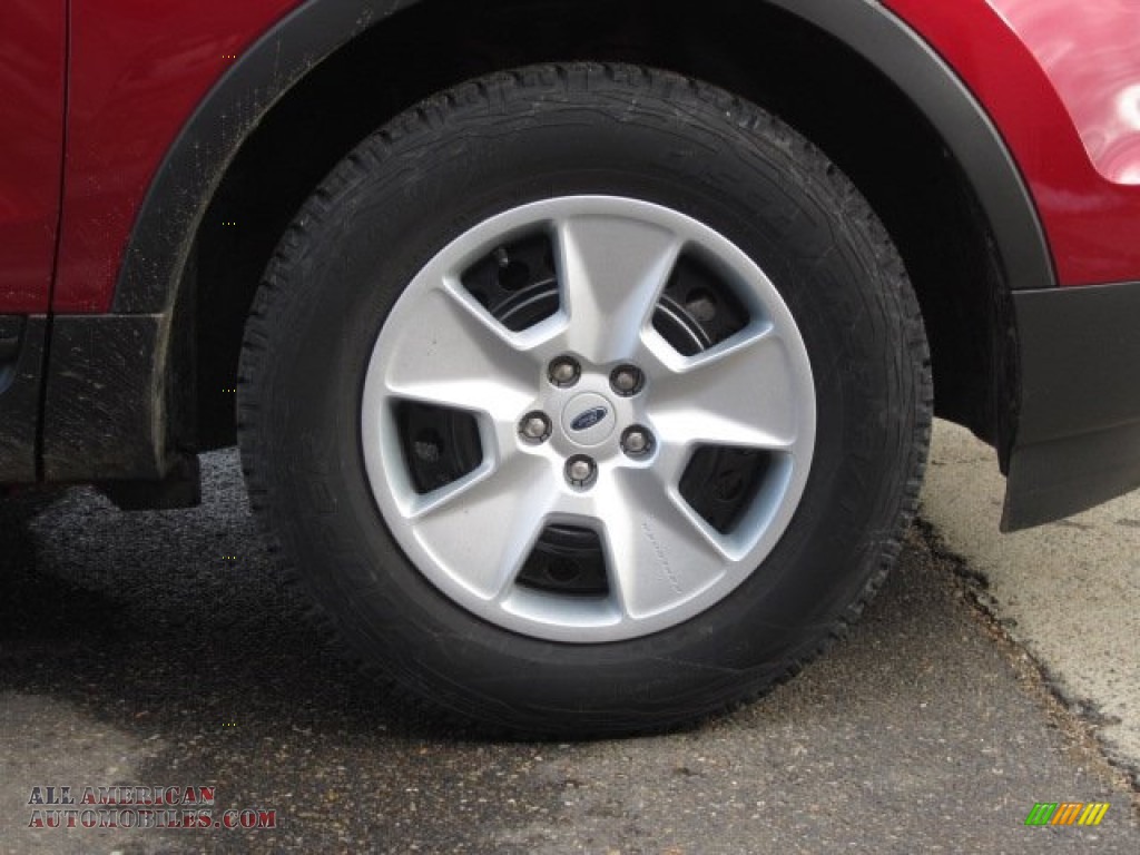 2013 Explorer 4WD - Ruby Red Metallic / Medium Light Stone photo #23