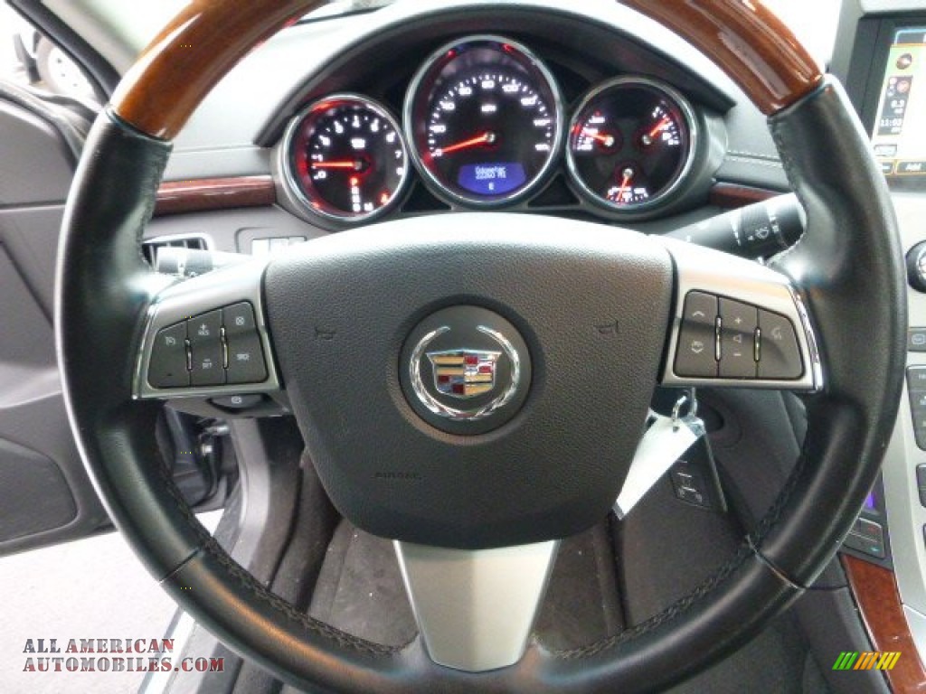 2012 CTS 4 3.0 AWD Sedan - Thunder Gray ChromaFlair / Ebony/Ebony photo #15