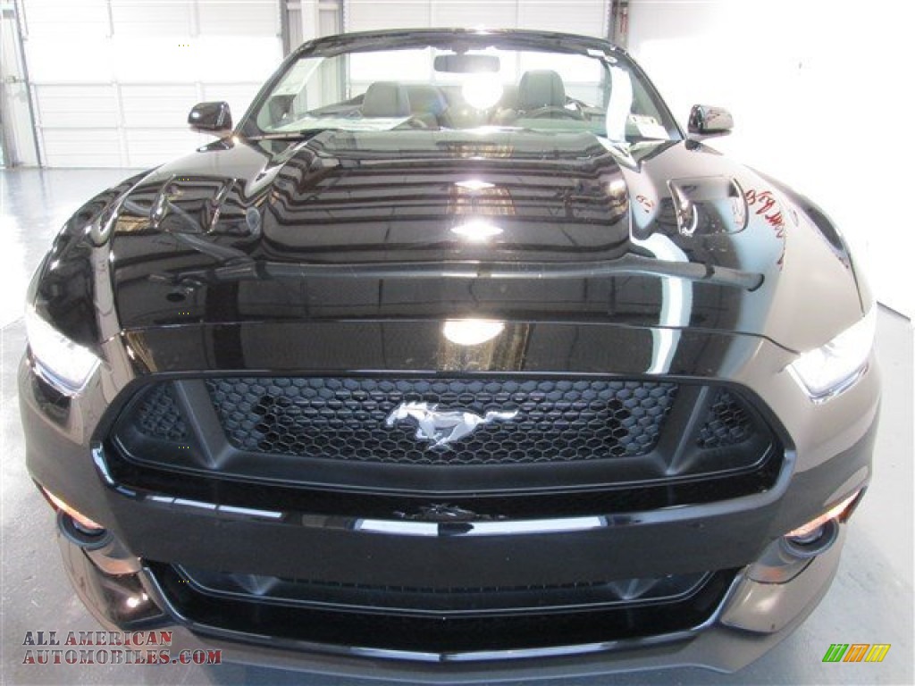 2015 Mustang GT Premium Convertible - Black / Ebony photo #2