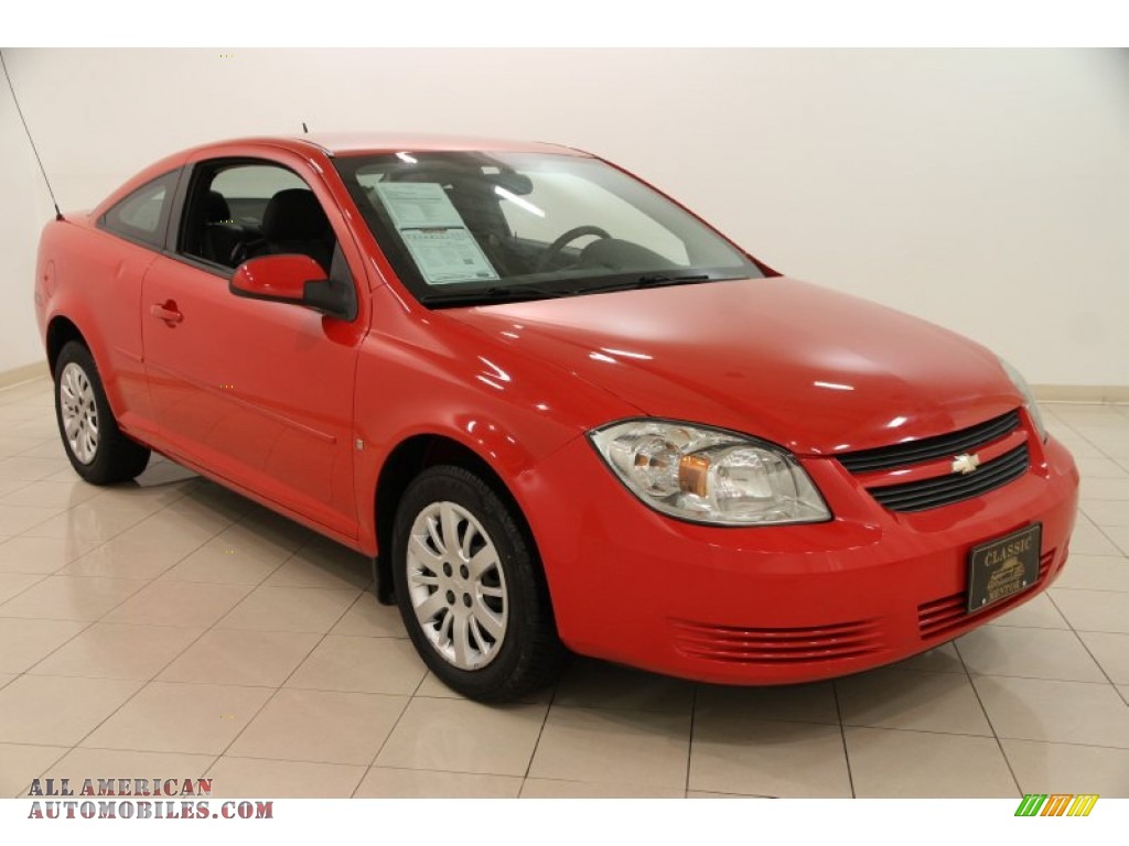 Victory Red / Ebony Chevrolet Cobalt LT Coupe