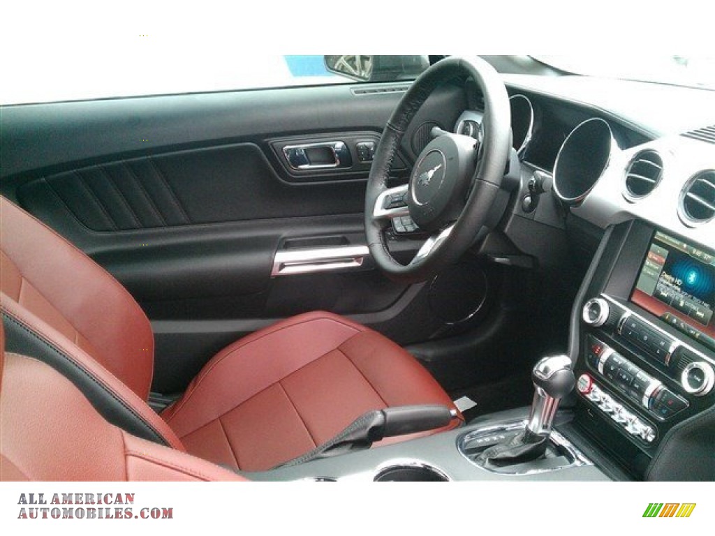 2015 Mustang GT Premium Coupe - Magnetic Metallic / Dark Saddle photo #16