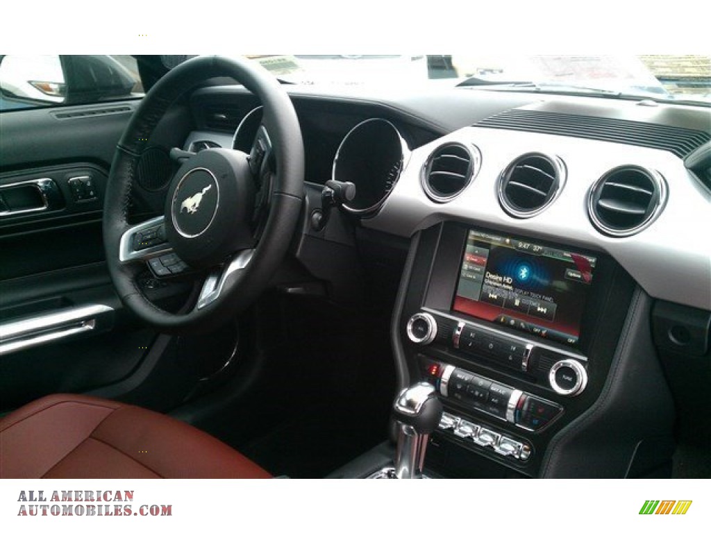 2015 Mustang GT Premium Coupe - Magnetic Metallic / Dark Saddle photo #17