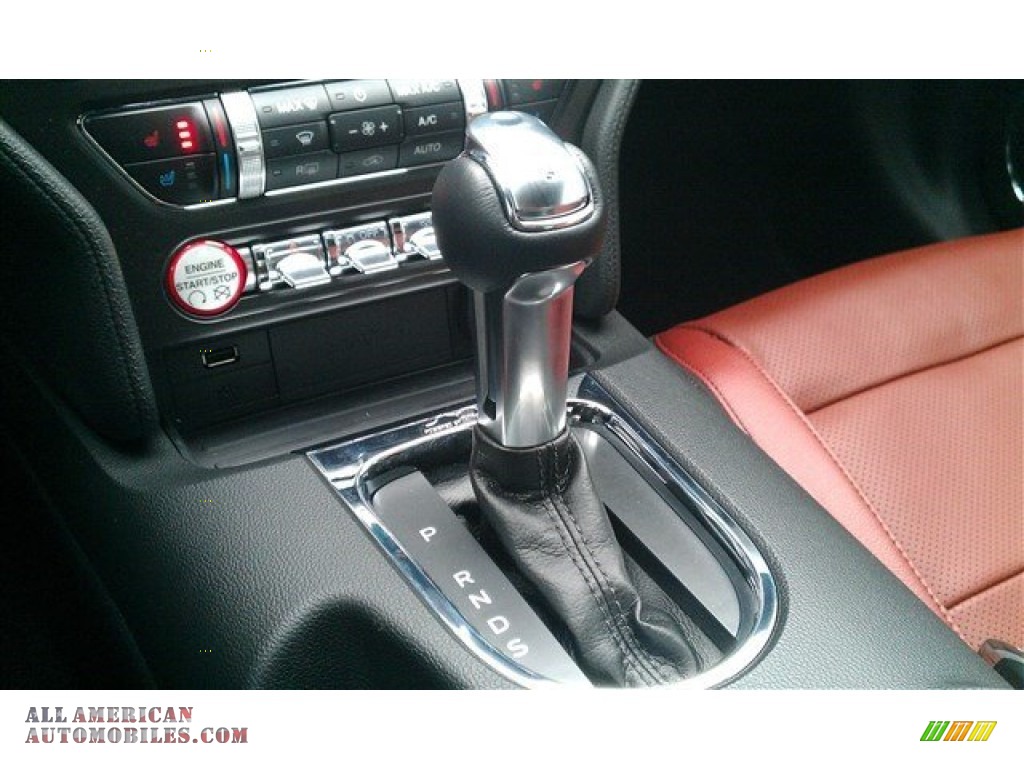 2015 Mustang GT Premium Coupe - Magnetic Metallic / Dark Saddle photo #43