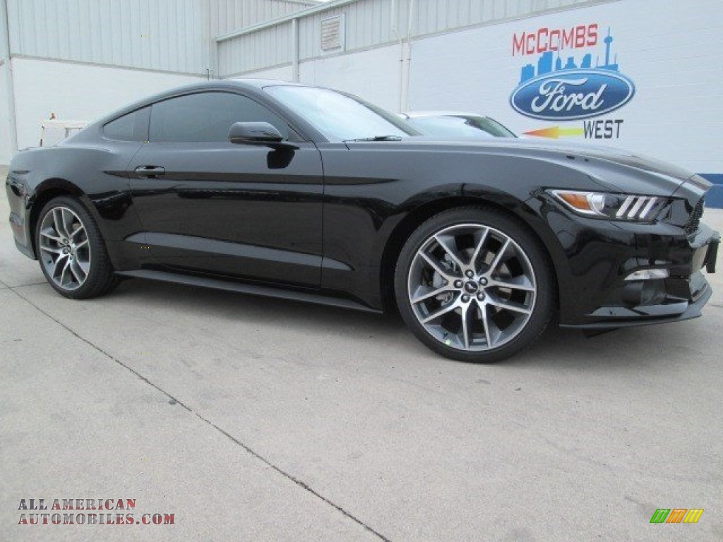 Black / Ebony Ford Mustang EcoBoost Premium Coupe