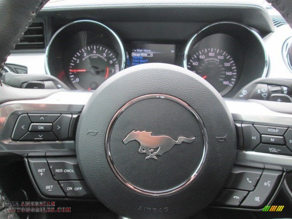 2015 Mustang EcoBoost Premium Coupe - Black / Ebony photo #21
