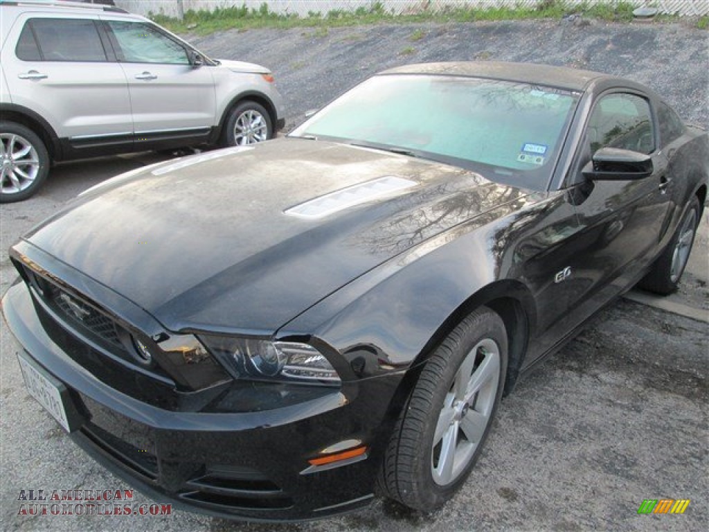 2014 Mustang GT Coupe - Black / Charcoal Black photo #2