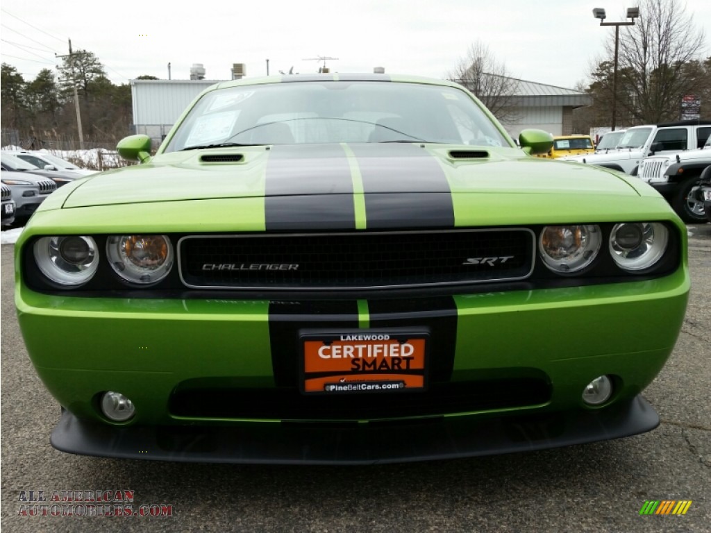 2011 Challenger SRT8 392 - Green with Envy / Dark Slate Gray photo #2