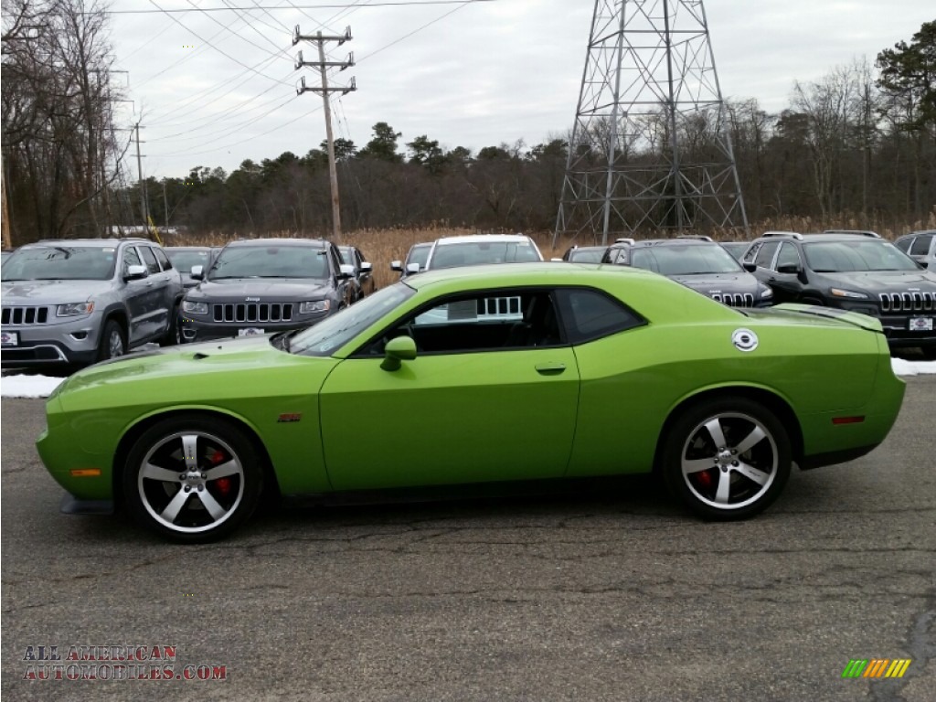 2011 Challenger SRT8 392 - Green with Envy / Dark Slate Gray photo #10