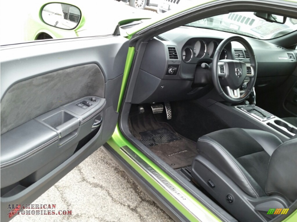 2011 Challenger SRT8 392 - Green with Envy / Dark Slate Gray photo #11