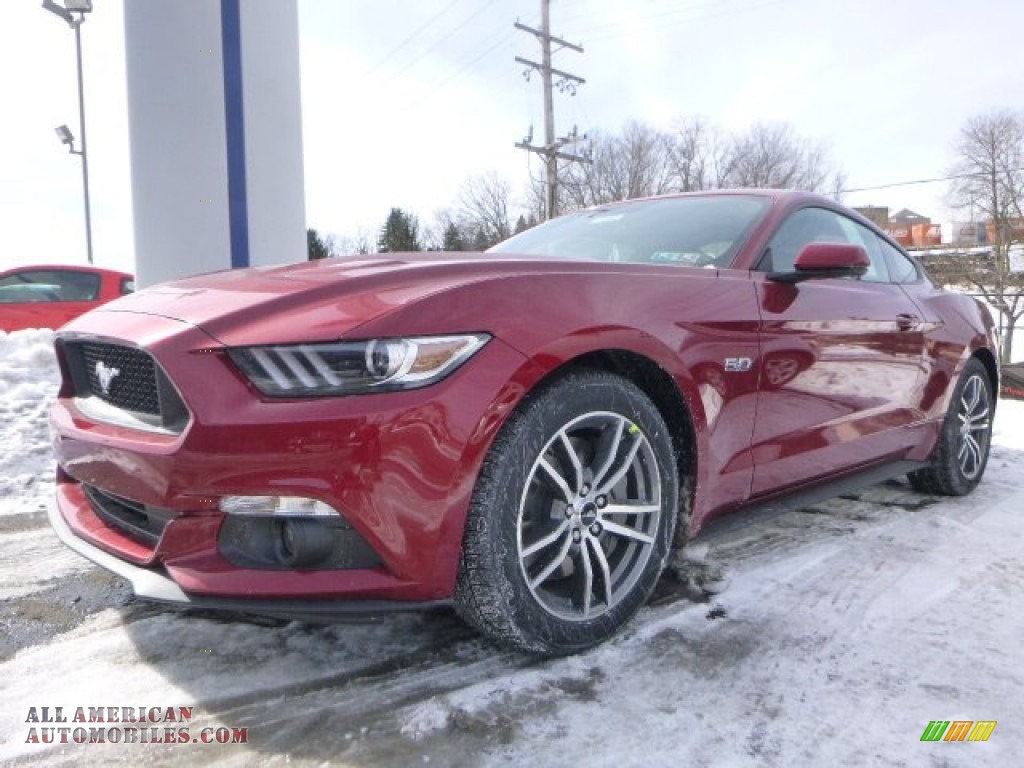2015 Mustang GT Premium Coupe - Ruby Red Metallic / Ebony photo #4