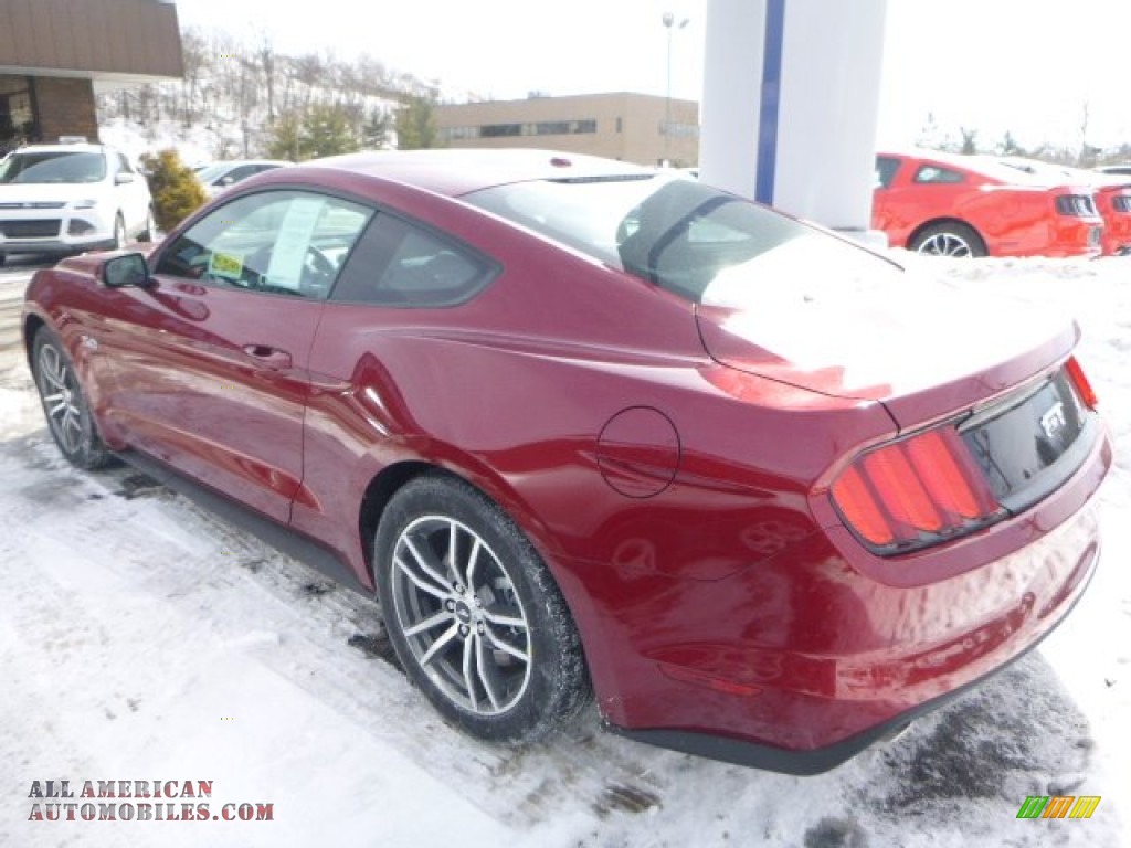 2015 Mustang GT Premium Coupe - Ruby Red Metallic / Ebony photo #5