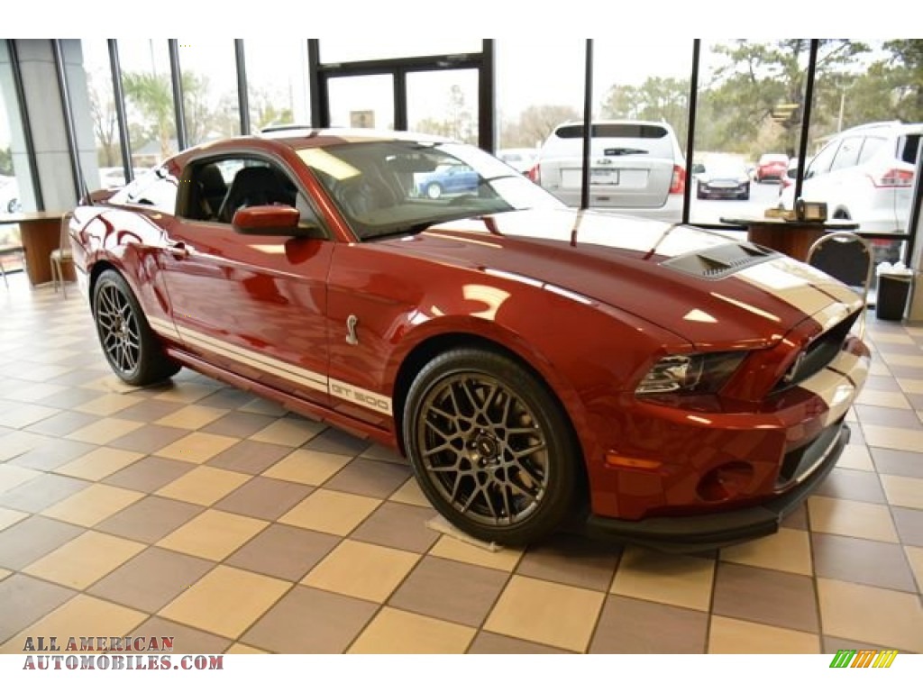 2014 Mustang Shelby GT500 SVT Performance Package Coupe - Ruby Red / Shelby Charcoal Black/White Accents Recaro Sport Seats photo #2