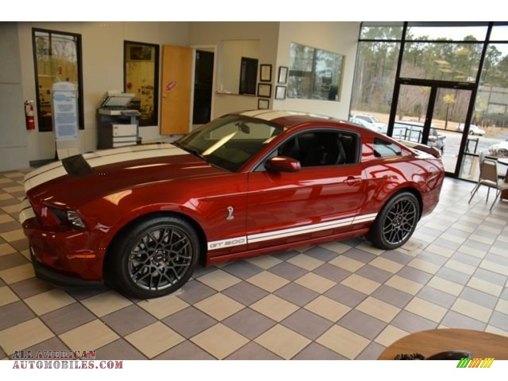 2014 Mustang Shelby GT500 SVT Performance Package Coupe - Ruby Red / Shelby Charcoal Black/White Accents Recaro Sport Seats photo #7