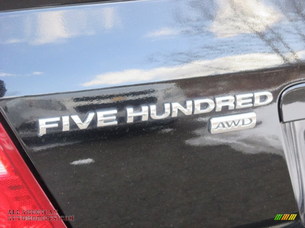 2005 Five Hundred Limited AWD - Black / Black photo #5