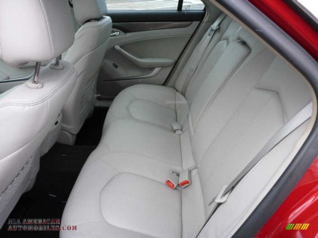 2011 CTS 4 3.0 AWD Sedan - Crystal Red Tintcoat / Light Titanium/Ebony photo #11