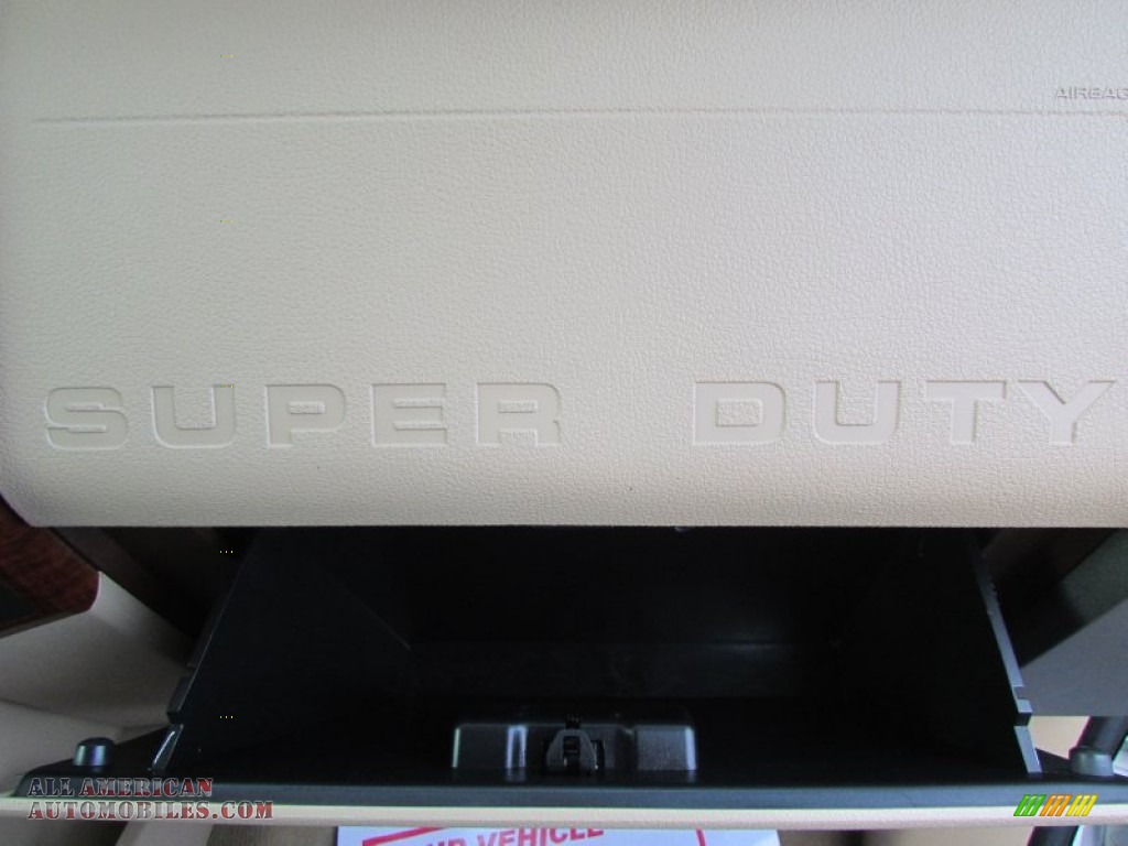 2012 F250 Super Duty King Ranch Crew Cab 4x4 - Oxford White / Adobe photo #20
