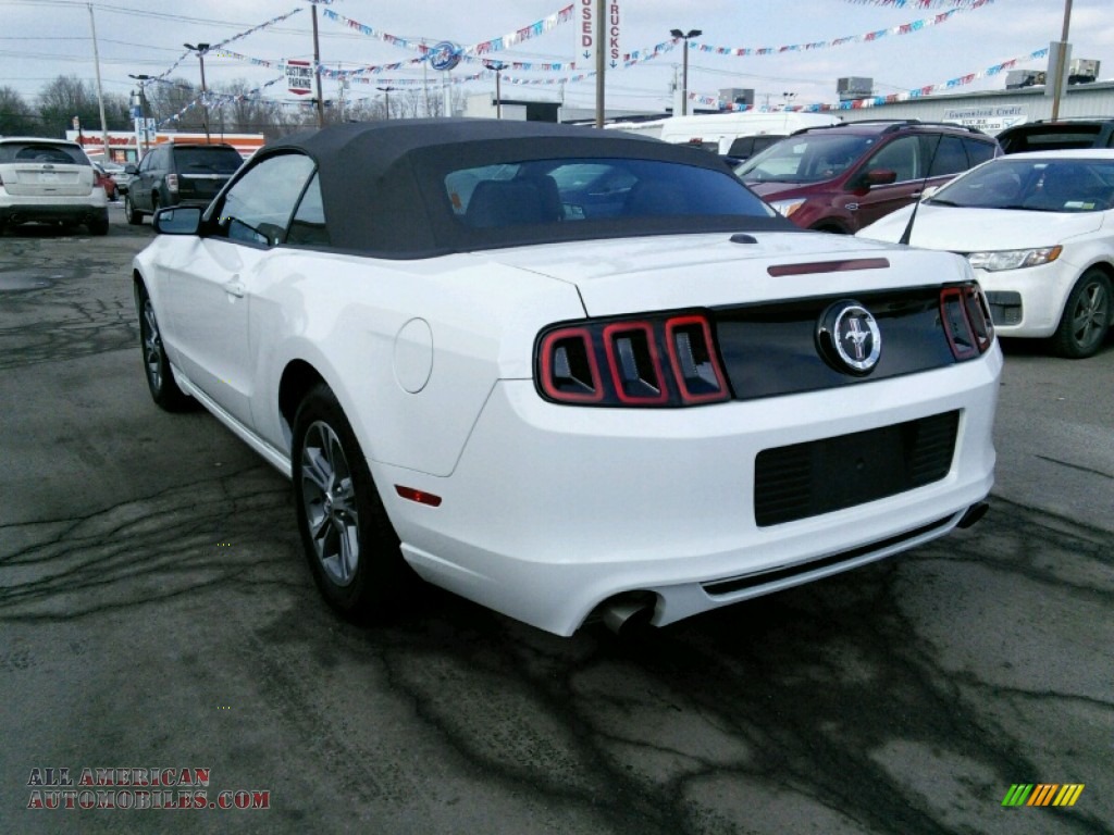 2014 Mustang V6 Premium Convertible - Oxford White / Charcoal Black photo #5