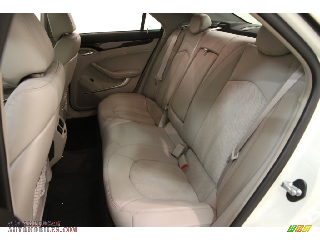 2012 CTS 4 3.0 AWD Sedan - White Diamond Tricoat / Light Titanium/Ebony photo #13