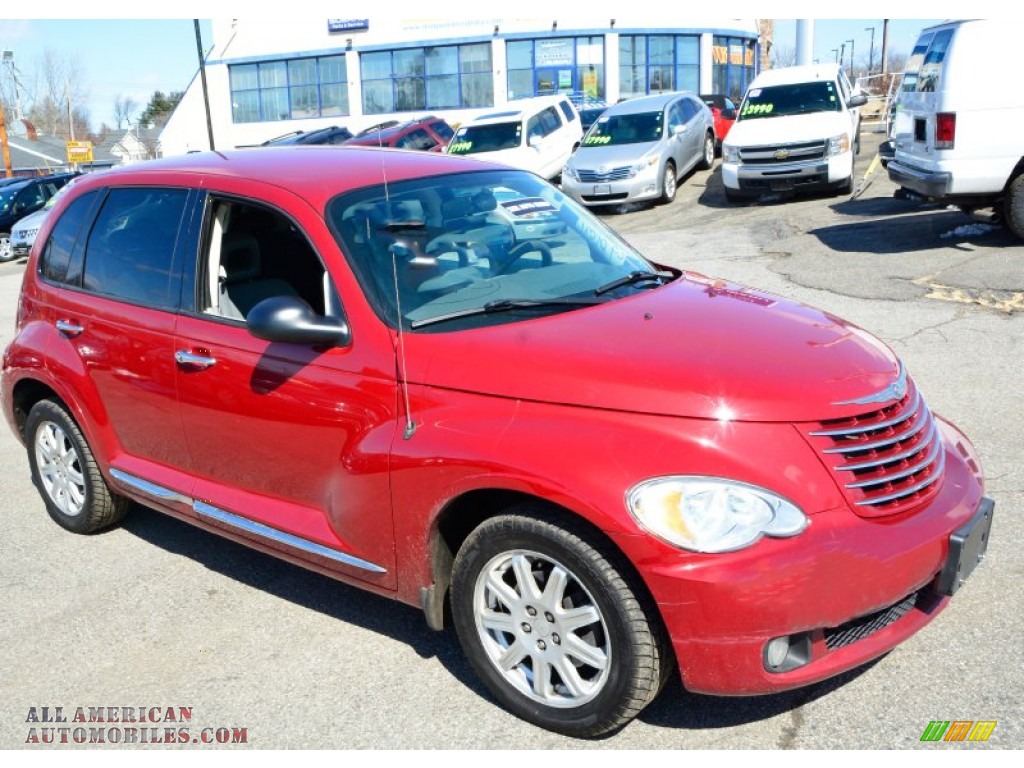 2010 PT Cruiser Classic - Inferno Red Crystal Pearl / Pastel Slate Gray photo #3