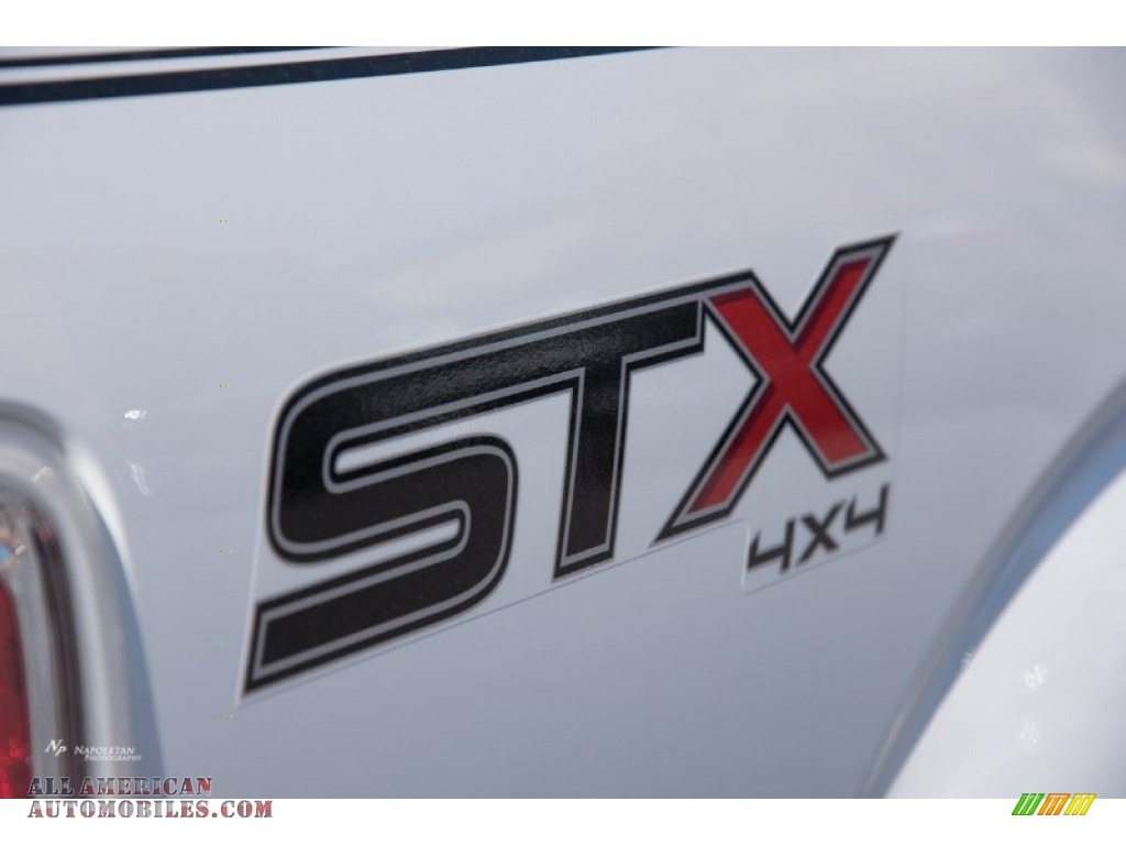 2014 F150 STX Regular Cab 4x4 - Oxford White / Steel Grey photo #9