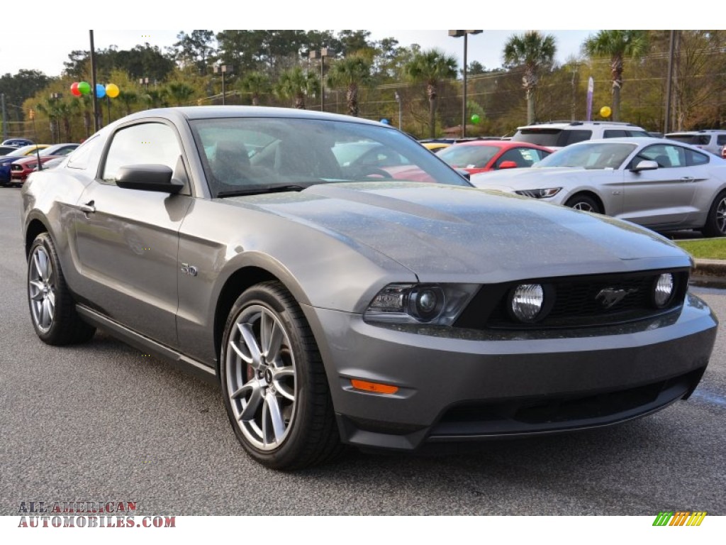 2012 Mustang GT Coupe - Sterling Gray Metallic / Charcoal Black/Carbon Black photo #1