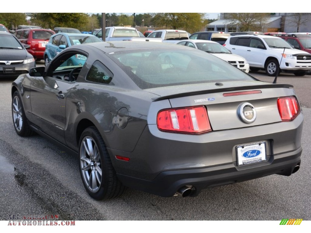 2012 Mustang GT Coupe - Sterling Gray Metallic / Charcoal Black/Carbon Black photo #5