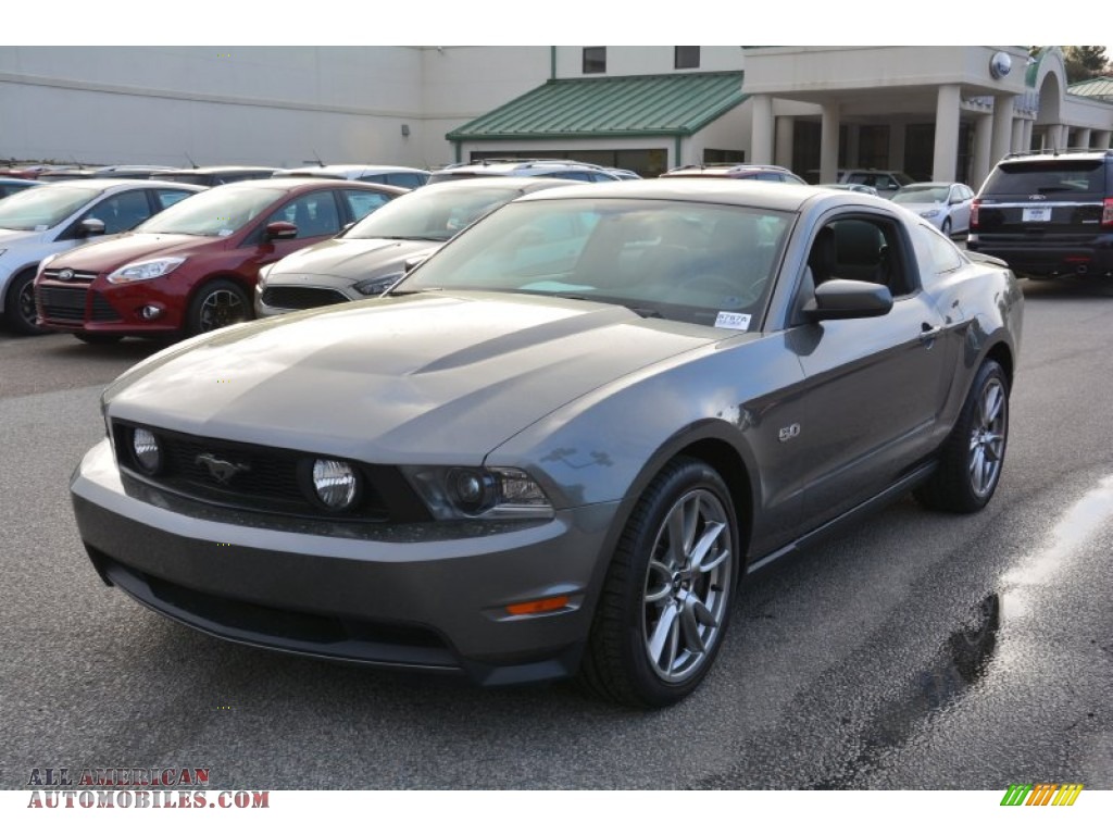 2012 Mustang GT Coupe - Sterling Gray Metallic / Charcoal Black/Carbon Black photo #7