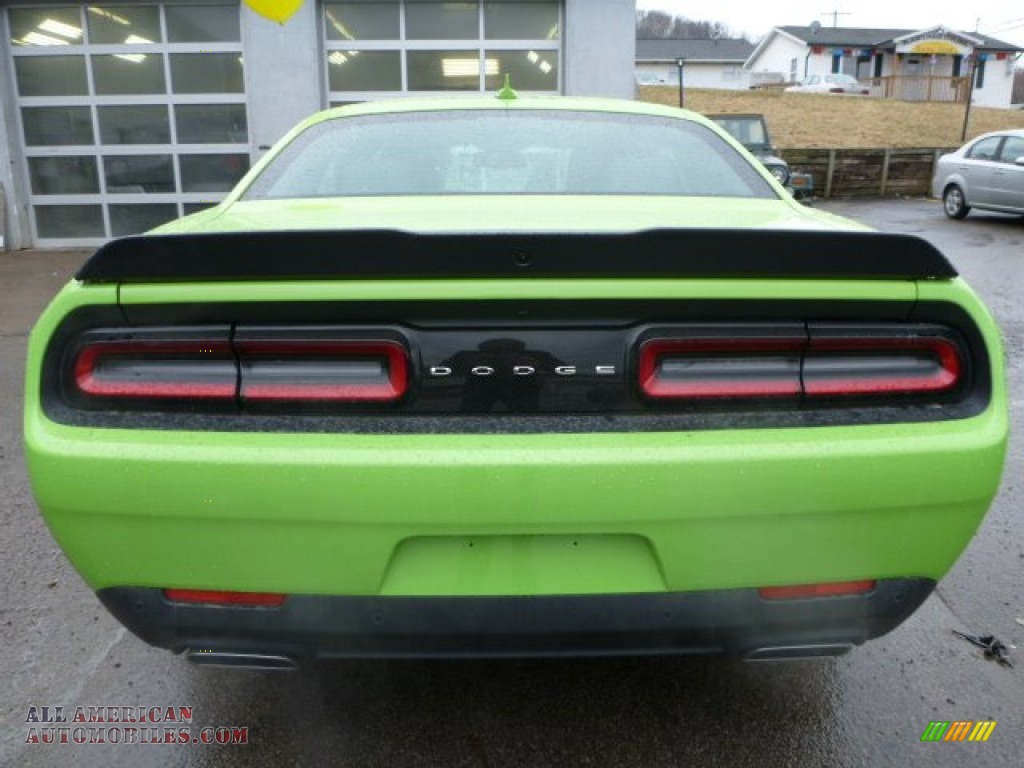2015 Challenger R/T Scat Pack - Sublime Green Pearl / Black photo #4