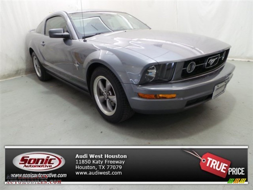 2006 Mustang V6 Premium Coupe - Tungsten Grey Metallic / Black photo #1