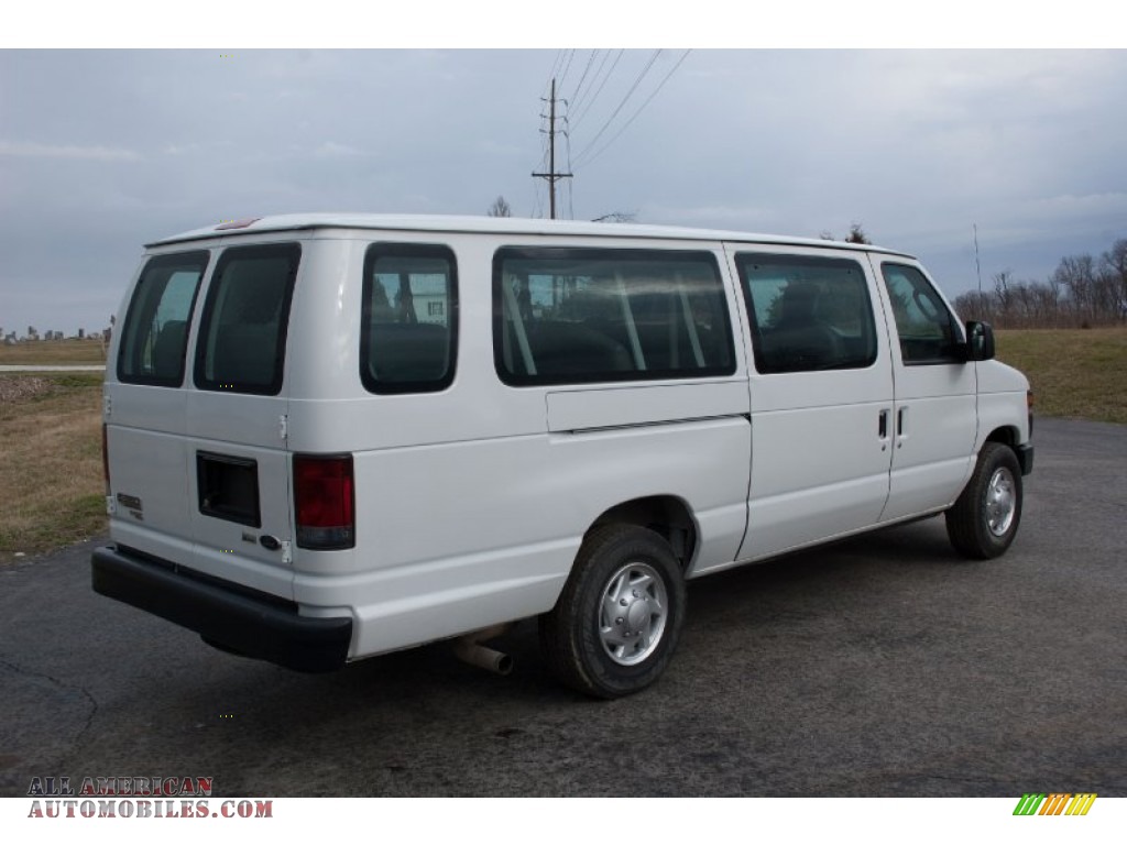 2012 E Series Van E350 XL Extended Passenger - Oxford White / Medium Flint photo #4