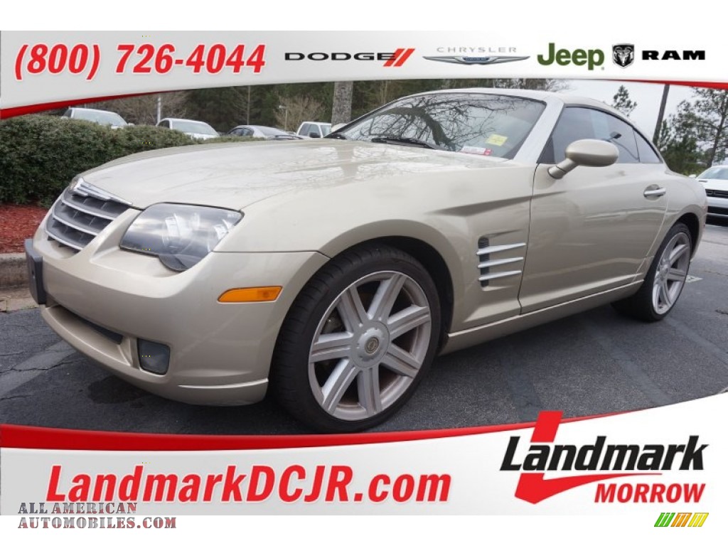 Oyster Gold Metallic / Dark Slate Gray Chrysler Crossfire Limited Coupe