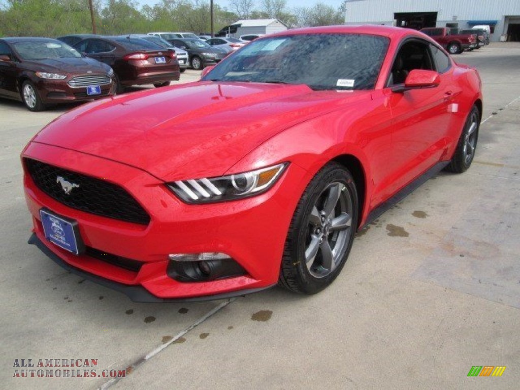 2015 Mustang V6 Coupe - Race Red / Ebony photo #4