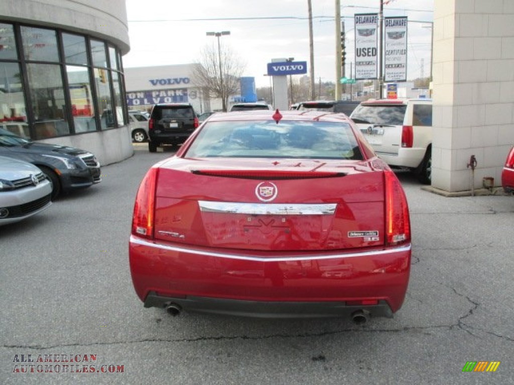 2011 CTS 4 3.6 AWD Sedan - Crystal Red Tintcoat / Cashmere/Cocoa photo #5