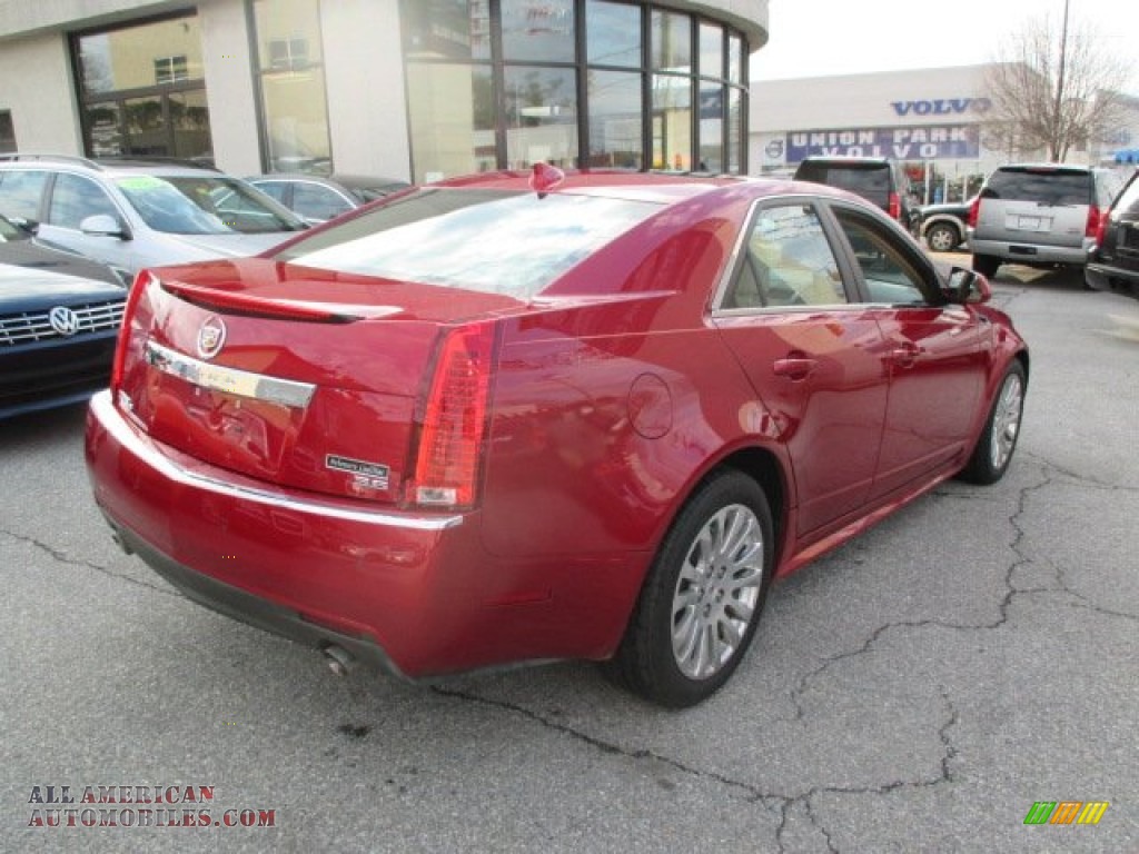 2011 CTS 4 3.6 AWD Sedan - Crystal Red Tintcoat / Cashmere/Cocoa photo #6