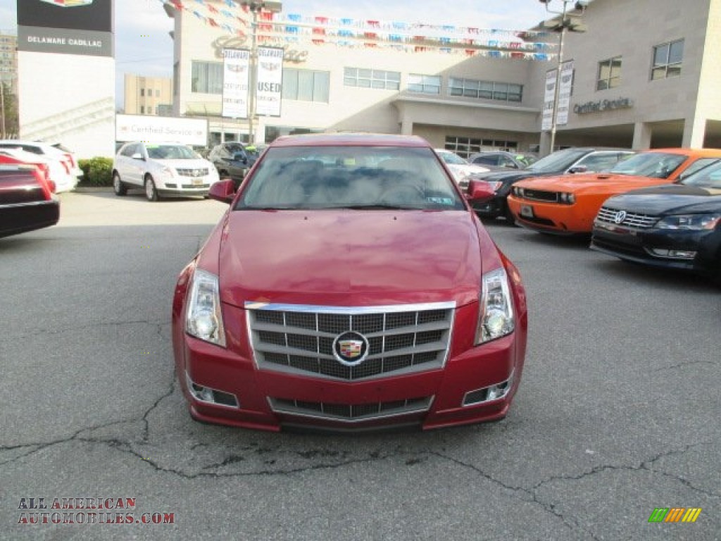 2011 CTS 4 3.6 AWD Sedan - Crystal Red Tintcoat / Cashmere/Cocoa photo #9