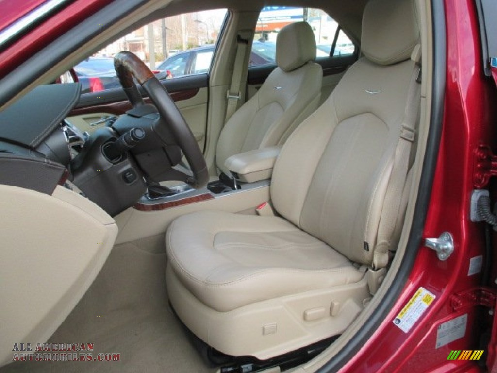 2011 CTS 4 3.6 AWD Sedan - Crystal Red Tintcoat / Cashmere/Cocoa photo #10