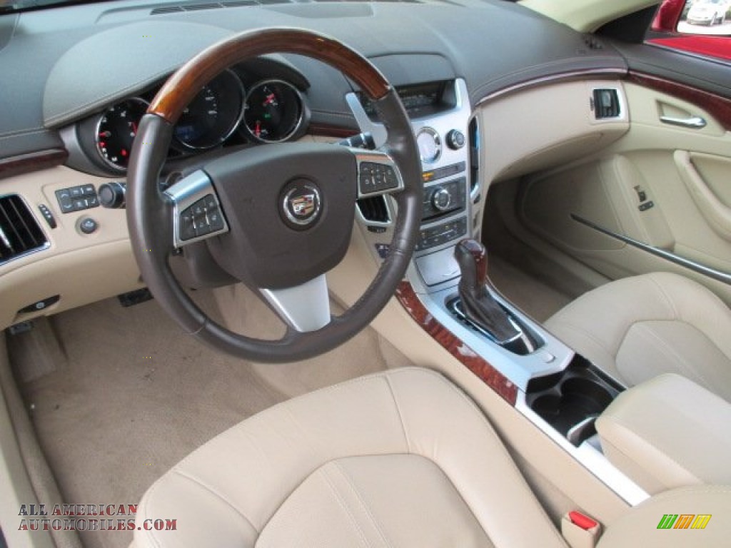 2011 CTS 4 3.6 AWD Sedan - Crystal Red Tintcoat / Cashmere/Cocoa photo #11